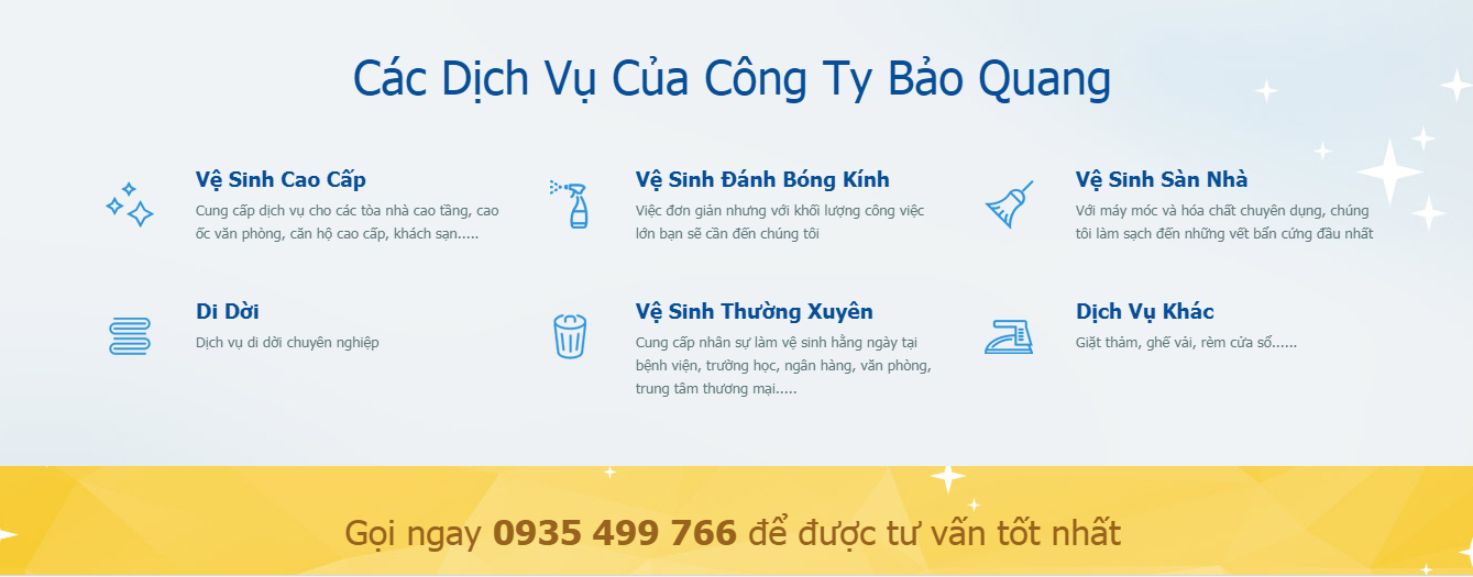 bảo quang Top 10 công ty vệ sinh tại Cần Thơ