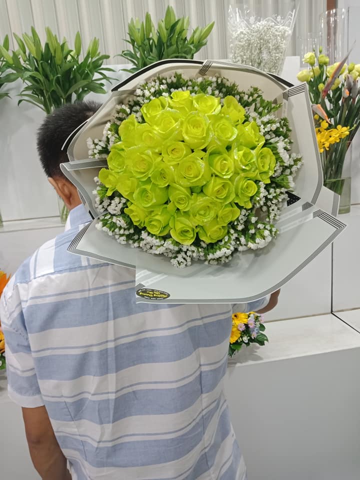 Hoa duoc bo 1 cach sang trong