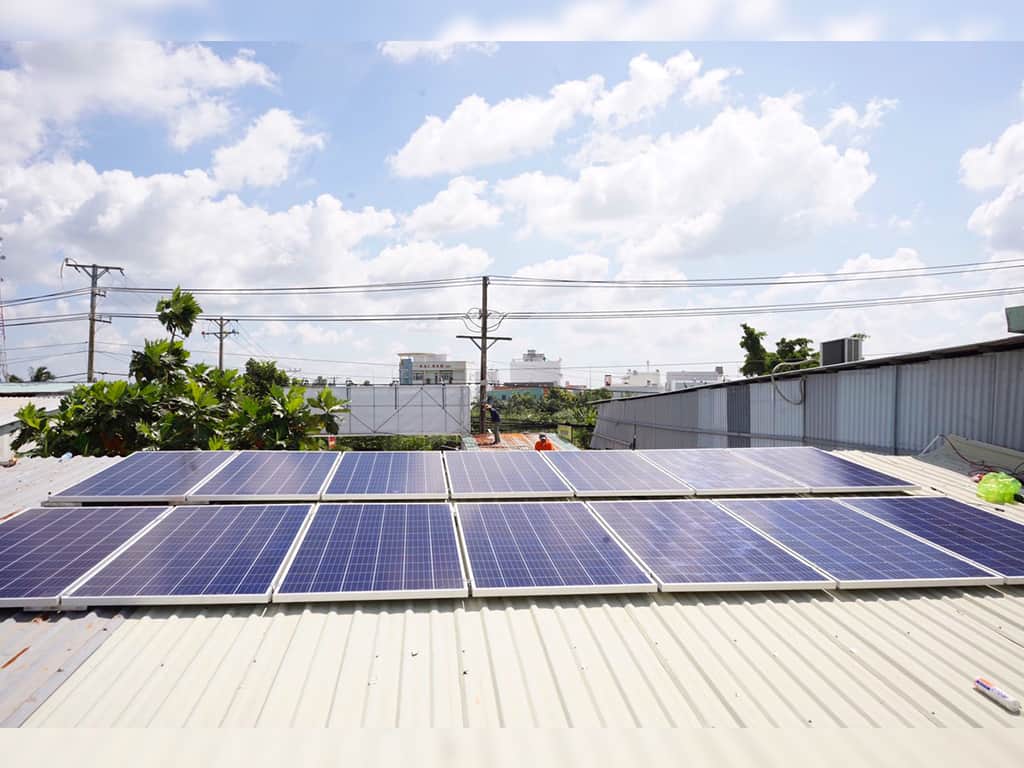 Hệ thống năng lượng mặt trời Cần Thơ được triển khai he thong nang luong mat troi can tho duoc trien khai