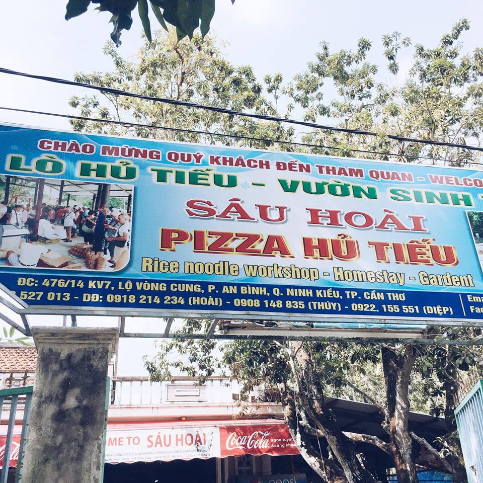 Lò hủ tiếu Pizza Sáu Hoài Cần Thơ lo hu tieu pizza sau hoai can tho