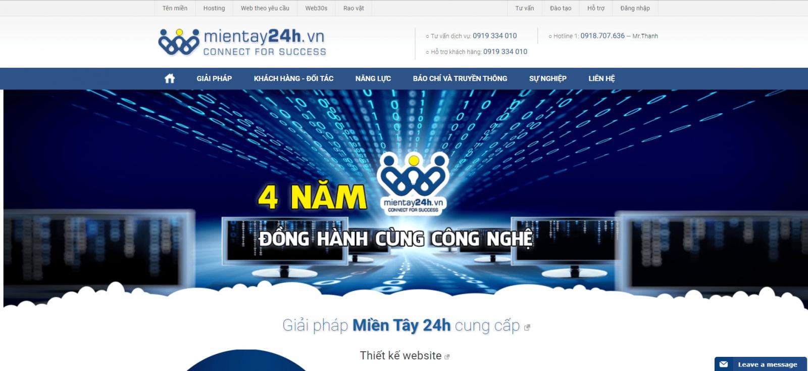 Dịch vụ thiết kế Web Cần Thơ - Thiết kế Web Miền Tây 24h